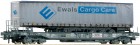 67518 Roco Flat car with trailer " Ewals Cargo Care"